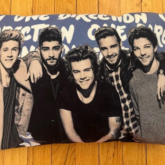 One Direction Blue Pillow - Picture 2 of 3